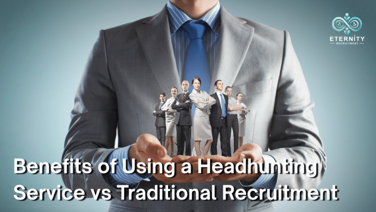 Benefits of using a headhunting service versus traditional recruitment
