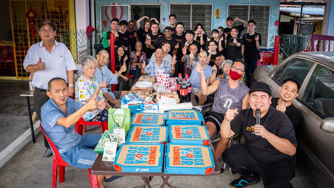 Eternity Recruitment team visiting an old folks home